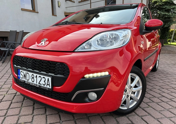 Peugeot 107 cena 19900 przebieg: 89000, rok produkcji 2013 z Rydułtowy małe 742